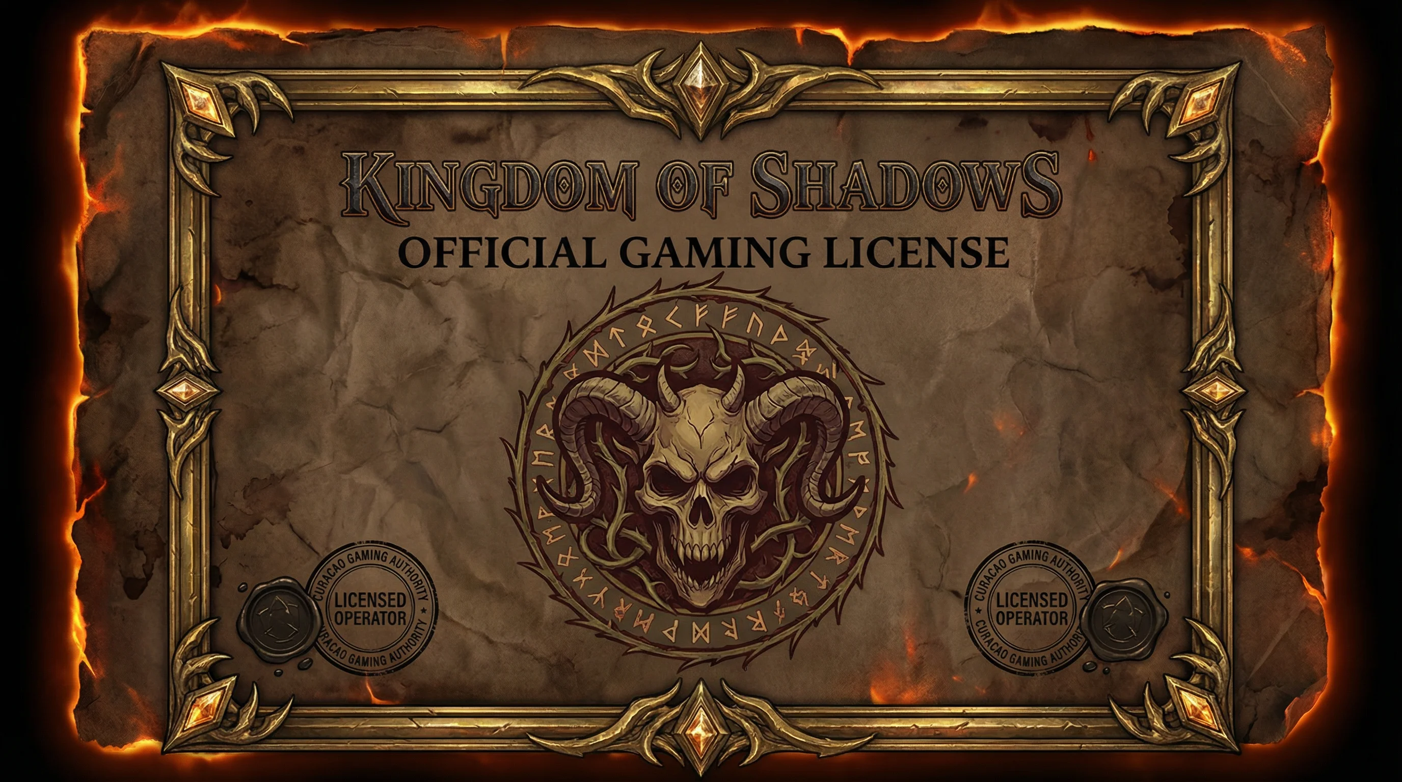 Certificado de licença de jogos Curaçao eGaming do maximabet